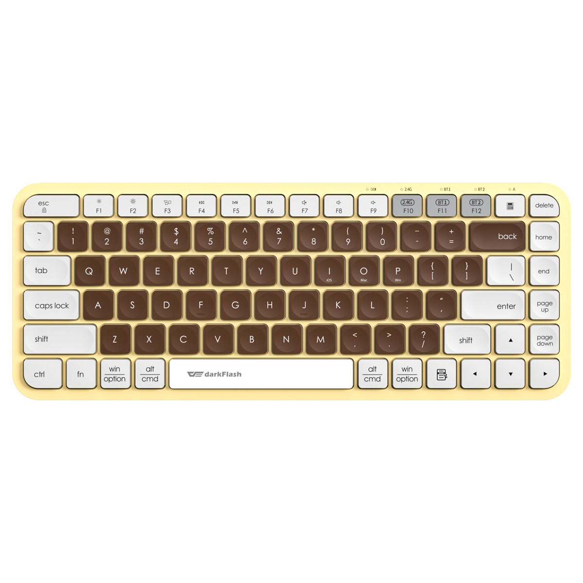 Darkflash V200 bluetooth wireless keyboard Mocha